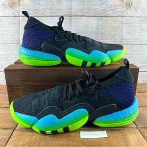 Adidas Trae Young 2 Black Green Blue Basketball Shoes